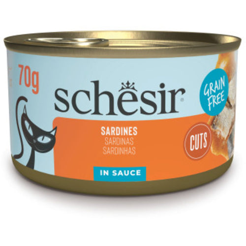 SCHESIR Grill Konzerva za macke sa sardinom, 70g