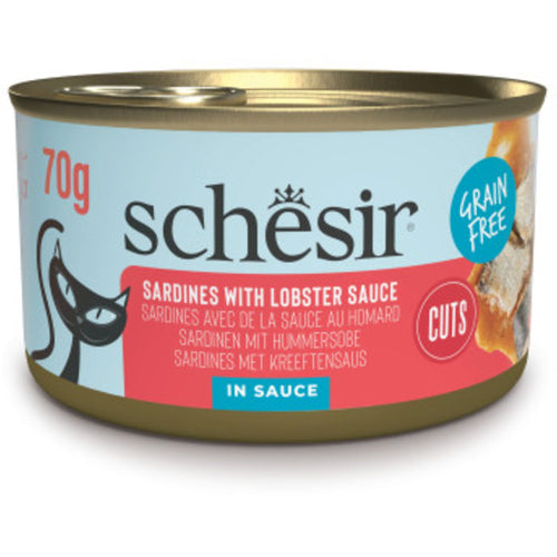 SCHESIR Grill Konzerva za macke sa sardinom i jastogom, 70g