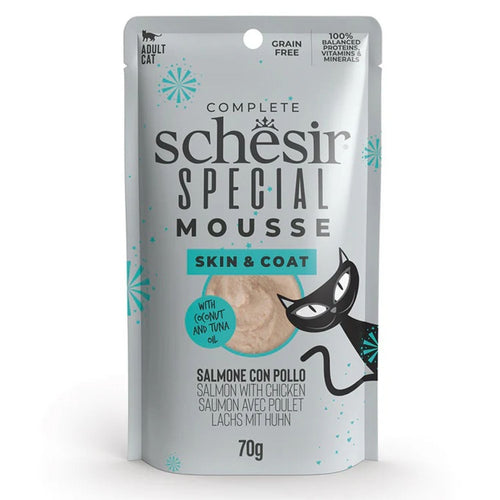 SCHESIR Special Need Kesica za macke Mousse, Skin&Coat, 70g