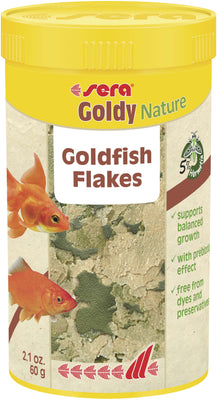 SERA Goldy Nature hrana za zlatne ribice sa spirulinom u listicima