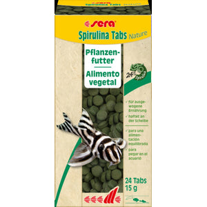 SERA Spirulina Tabs Nature hrana za ukrasne ribice u tabletama 24tbl