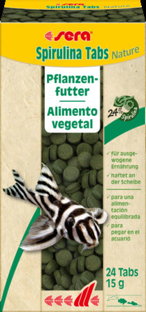 SERA Spirulina Tabs Nature hrana za ukrasne ribice u tabletama 24tbl