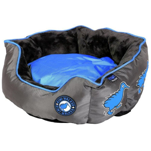 OUTLET KIWI Running Base Krevet za pse Plavo/Sivi, Medium, 45x45x18cm