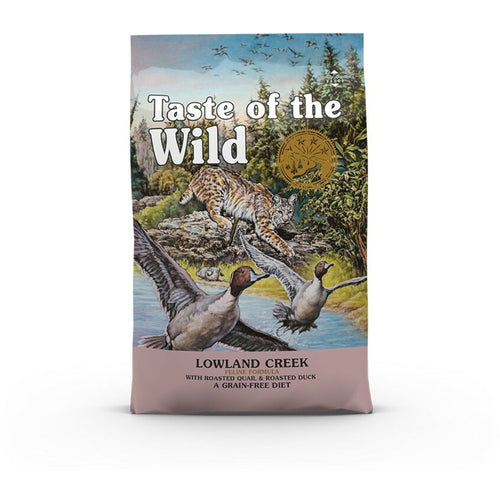 TASTE OF WILD Cat Lowland Creek, s mesom prepelice i divlje patke, 2kg
