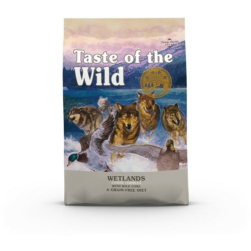 TASTE OF WILD Dog Wetlands, s pecenim mesom divljih ptica, 2kg