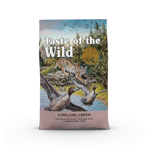 TASTE OF WILD Hrana za macke Lowland Creek (Prepelica i divlja patka) 2kg