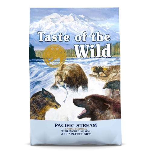TASTE OF WILD Pacific Stream za odrasle pse (dimljeni losos i riba) 13kg