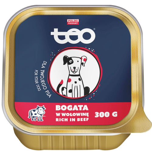 TEO Pasteta za pse s govedinom, 300g