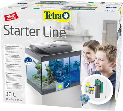 TETRA Start Line akvarijum komplet, LED Cray, Crni, 30L