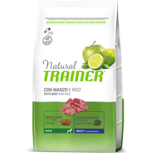 TRAINER Natural Briketi za pse Adult Govedina i Pirinac, Maxi