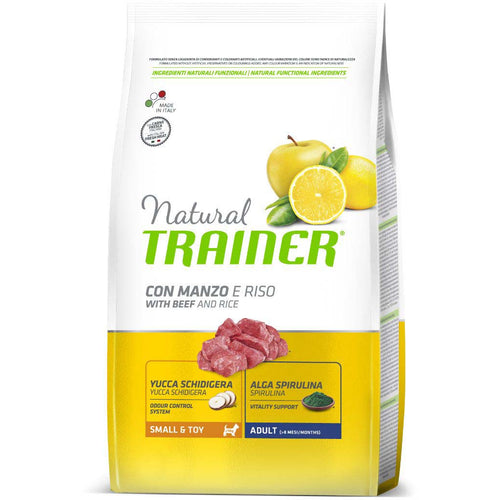 TRAINER Natural Briketi za pse Adult Govedina i Pirinac, Small&Toy