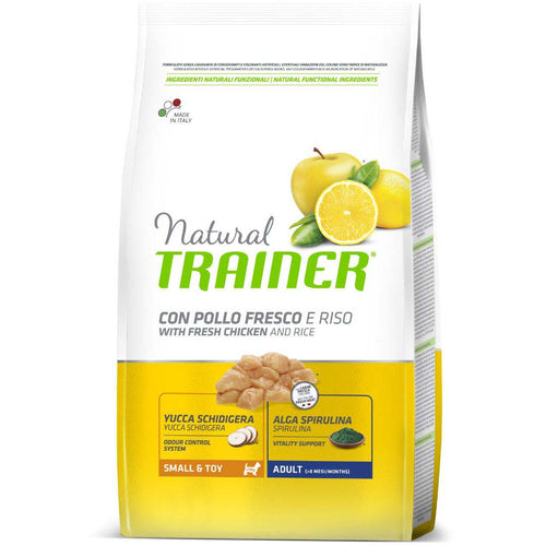 TRAINER Natural Briketi za pse Adult Piletina i Pirinac, Small&Toy