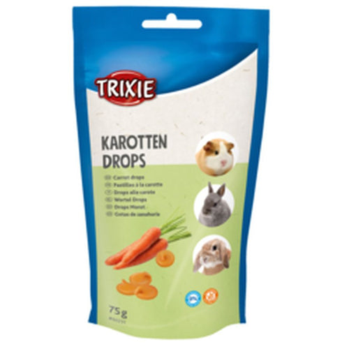 TRIXIE Poslastica za glodare Mini Drops, Sargarepa, 75g