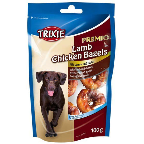 TRIXIE Poslastica za pse Premio Bagels Perece sa Piletinom i Jagnjetinom 100g