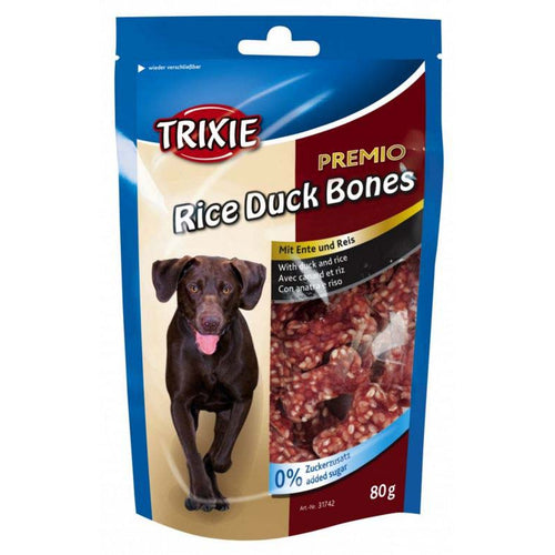 TRIXIE Poslastica za pse Premio Bones Pirincane kosti s Pacetinom 80g