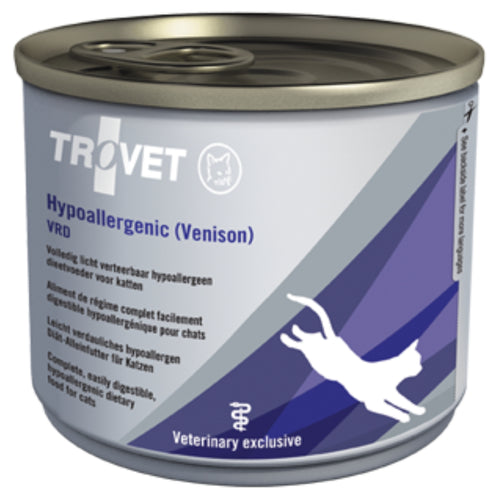 TROVET Cat Hypoallergenic, kod nepovoljnih reakcija na hranu, divljac, 200g