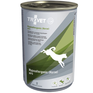 TROVET Dog Hypoallergenic, kod nepovoljnih reakcija na hranu, konjetina, 400g