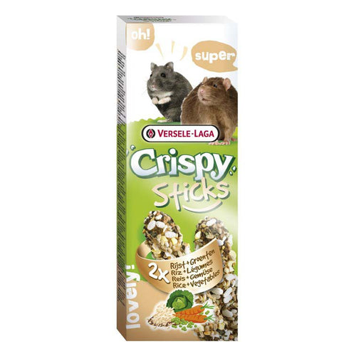 VERSELE LAGA Crispy Sticks, stapici za hrcke i pacove s pirincem, 2kom, 110g