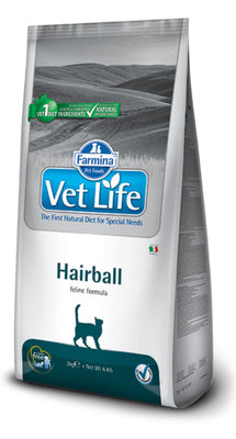VET LIFE Feline Hairball, za redukciju nastajanja loptica dlake, 400g