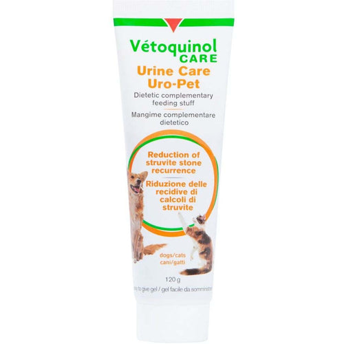 VETOQUINOL Pasta za pse i macke UroPet, za izbacivanje kamencica 120g