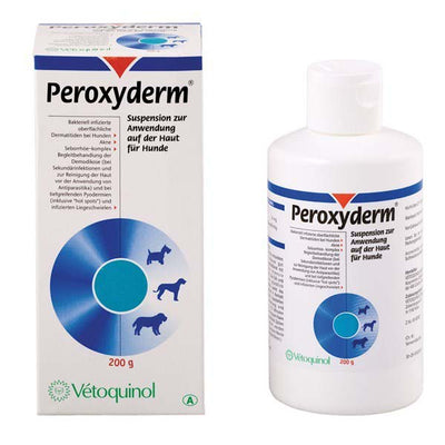 VETOQUINOL Sampon za pse i macke Peroxyderm, antibakterijski 200g