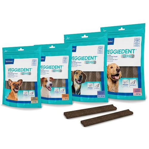 VIRBAC Veggiedent FR3SH dentalni stapici za pse