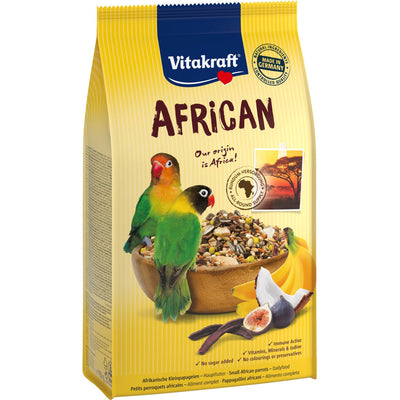 VITAKRAFT African potpuna hrana za ljubavne ptice, mix voca za imunitet, 750g