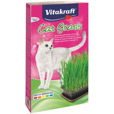 VITAKRAFT Cat Grass, trava za macke, za izbacivanje progutale dlake, 120g