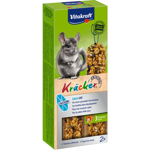 VITAKRAFT Kracker hrskavi stapici za cincile, s kalcijumom za kosti, 2kom, 168g