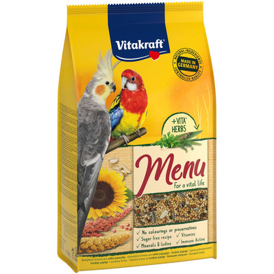 VITAKRAFT Menu potpuna hrana za srednje papagaje, mix semenki i zitarica, 1kg