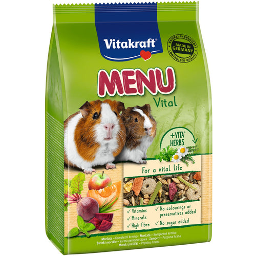 VITAKRAFT Menu potpuna hrana za zamorcice, mesavina voca i povrca, 400g
