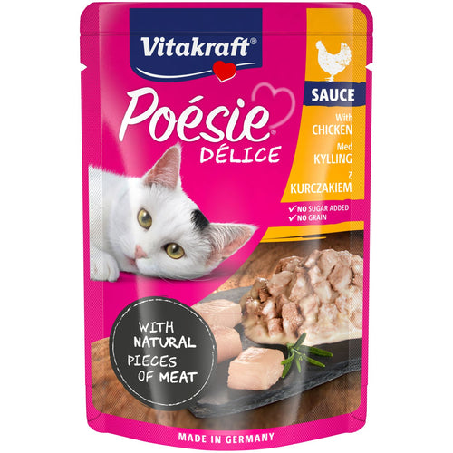 VITAKRAFT Poesie Delice, piletina u socnom sosu, za macke, 85g