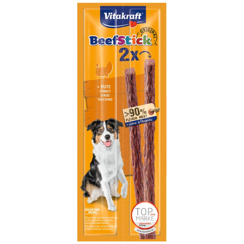 VITAKRAFT Poslastica za pse BeefStick s curetinom 2kom, 24g