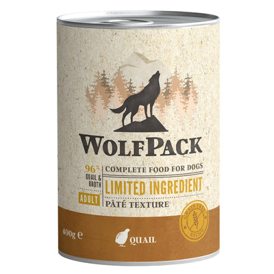 WOLFPACK Limited ingredient, Adult prepelica, 400g