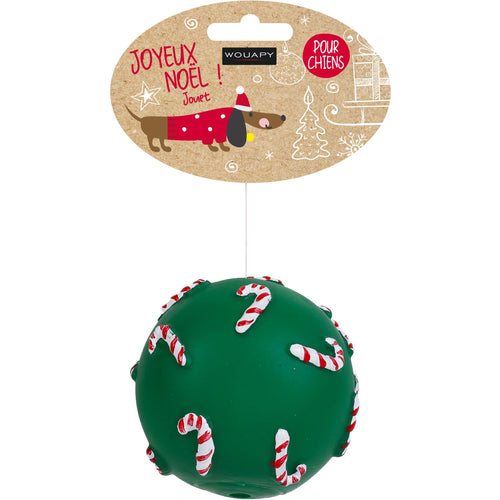 WOUAPY Igracka za pse Lopta, gumena, zvucna, 8,5cm